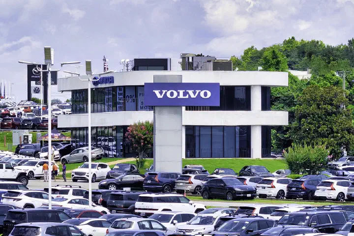 A Volvo car dealership in Chattanooga, Tennessee.