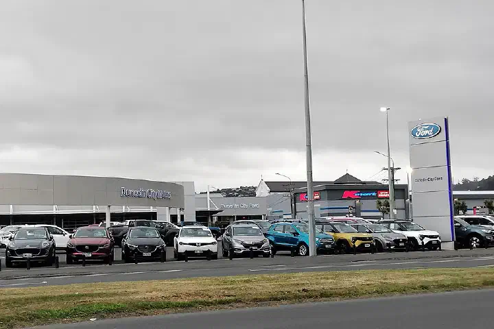 Dunedin City Motors Ford and Mazda car dealership, Andersons Bay Road