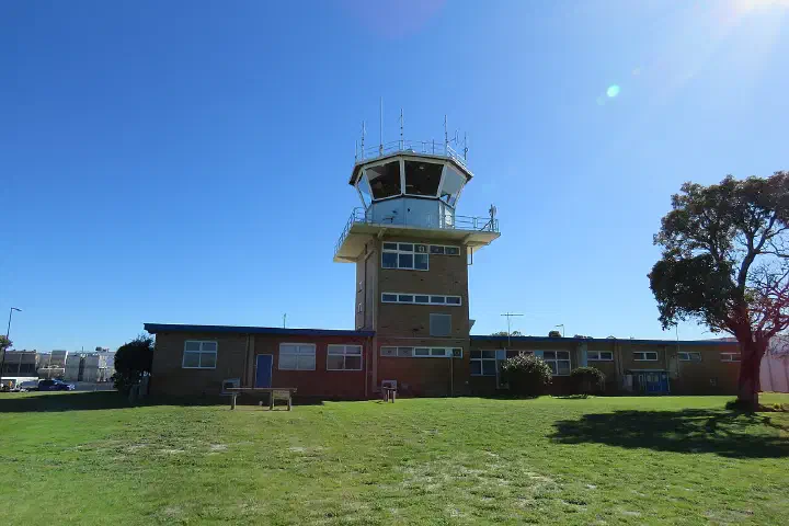 The Jandakot Airport Air Traffic Control Tower, Western Australia.