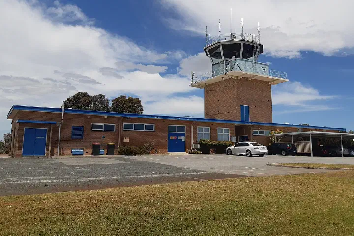 The Jandakot Airport Air Traffic Control Tower, Western Australia.