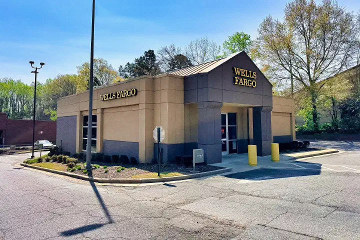 A Wells Fargo bank branch in Athens, Georgia.