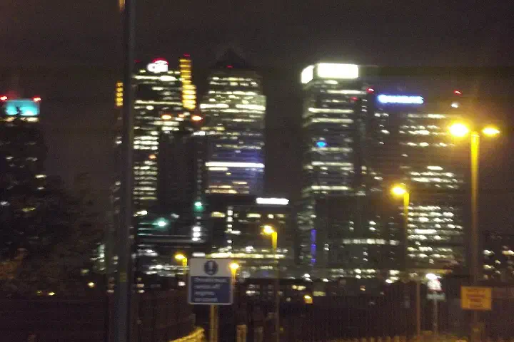 Night shots from North Greenwich