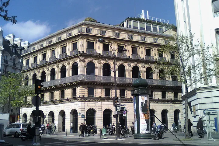 BNP-Paribas headquarters on boulevard des Italiens, Paris.