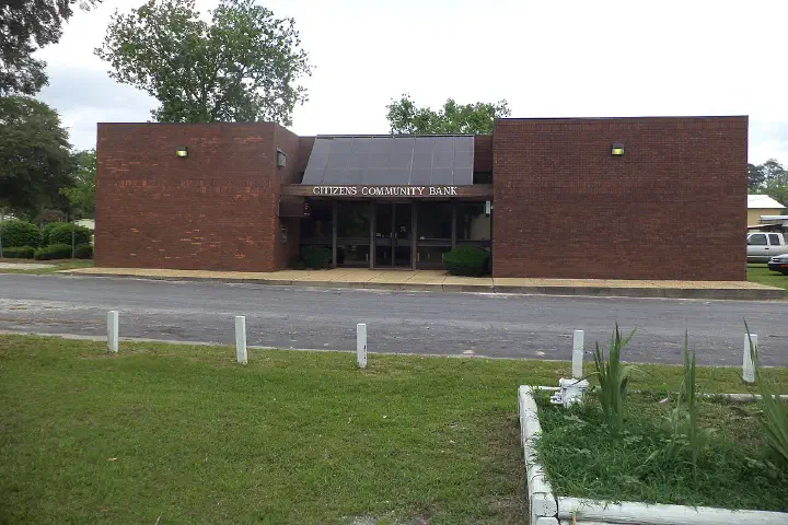 Citizens Community Bank on Main Street in Morven, Georgia.