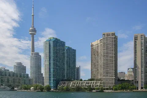 The Toronto skyline.