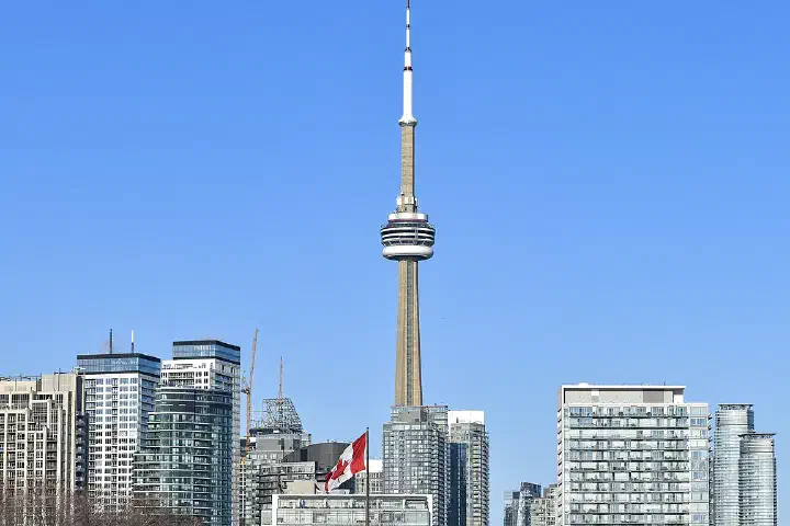 The Toronto skyline, Ontario.