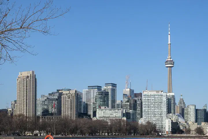 The Toronto skyline, Ontario.