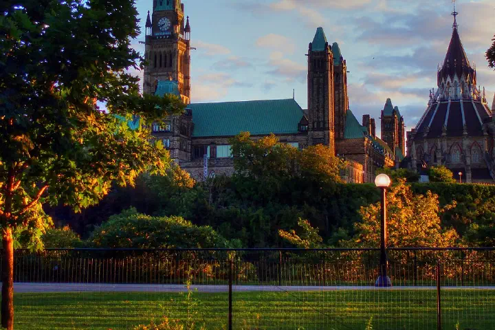 Parliament Hill seen from Major's Hill Park