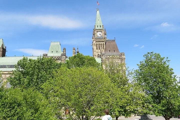 Parliament Hill on Wellington Street, Ottawa.