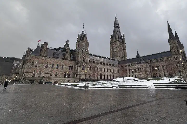 The Parliament Hill buildings in Ottawa.