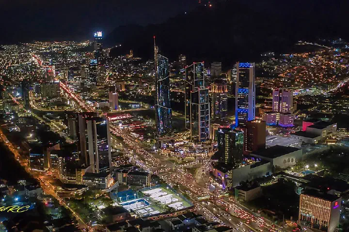 The Monterrey skyline.