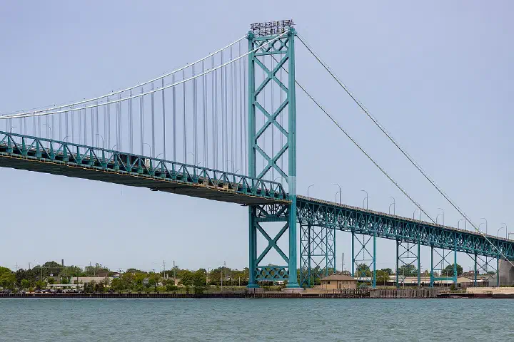 The Ambassador Bridge, Windsor, Ontario, June 1, 2025.