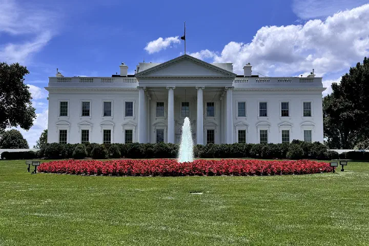 The White House from Lafayette Square