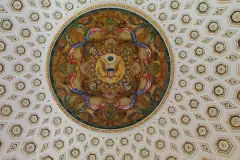 A mural in the Northeast Pavilion of the Thomas Jefferson Building, Washington, D.C., by Elmer E. Garnsey.