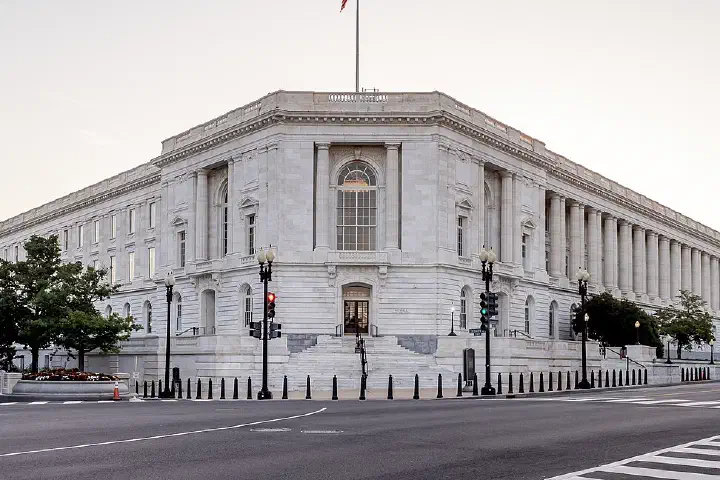 The Russell Senate Office Building, Washington.