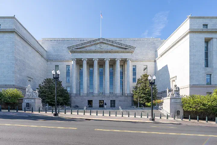 The Rayburn House Office Building, Washington.