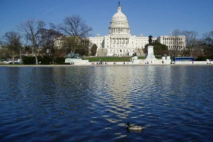 The Capitol Reflecting Pool.