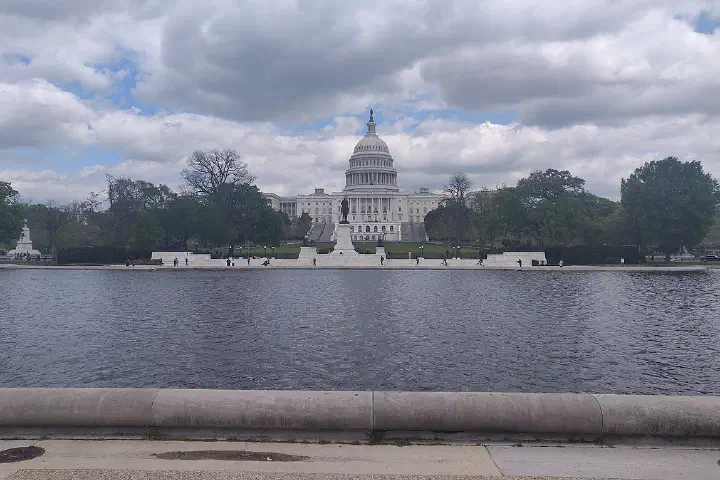 The Capitol Reflecting Pool.