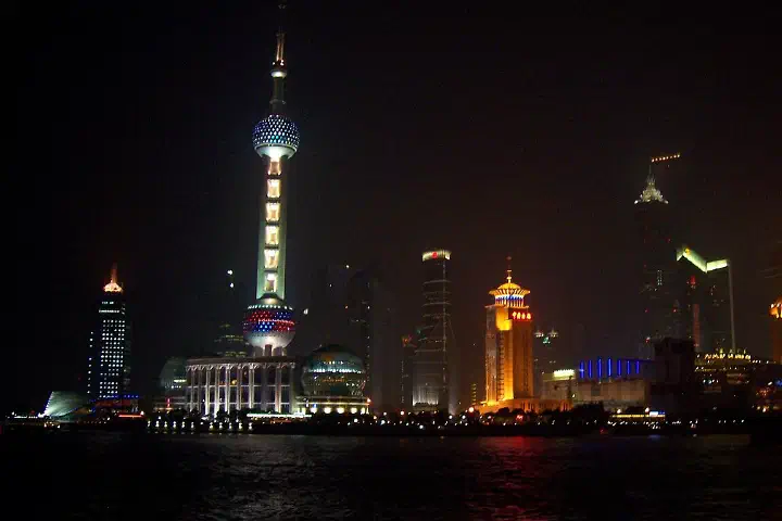 The Pudong skyline, Shanghai.