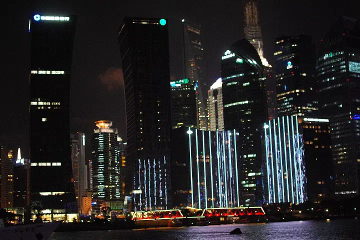 Pudong at night, Shanghai.