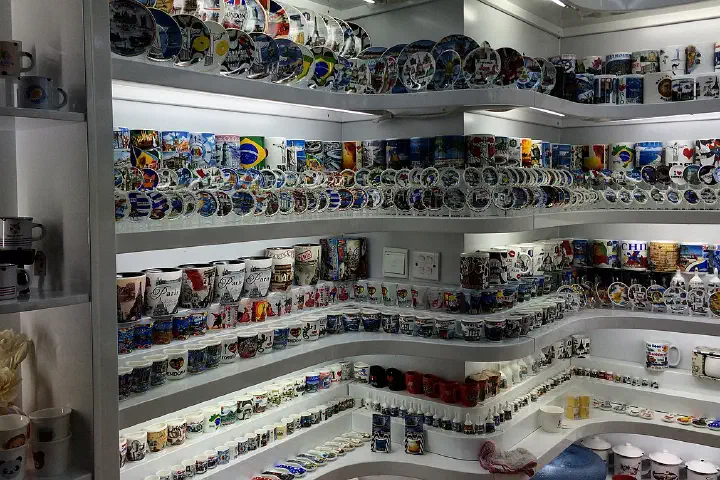 Tourist goods at the Yiwu International Trade Mart.