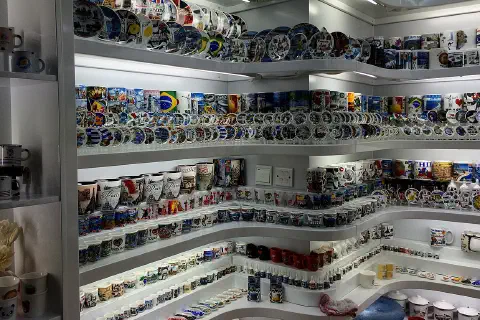 Tourist goods at the Yiwu International Trade Mart.