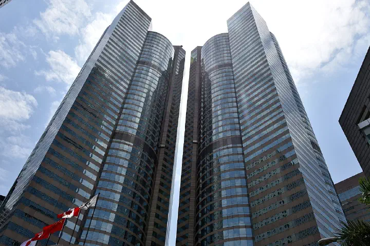 Exchange Square in Central, Hong Kong, home to the offices of the Hong Kong Stock Exchange.