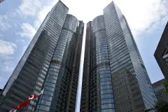 Exchange Square in Central, Hong Kong, home to the offices of the Hong Kong Stock Exchange.