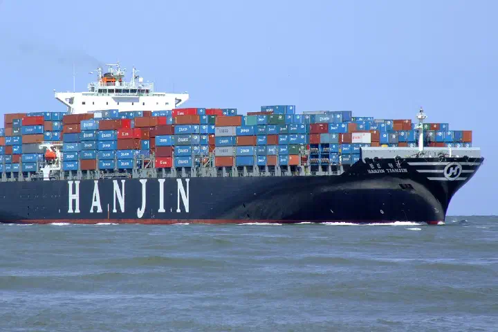 The ship Hanjin Tianjin.