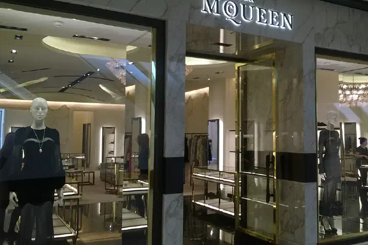 An Alexander McQueen shop in Baku Mall, Azerbaijan.