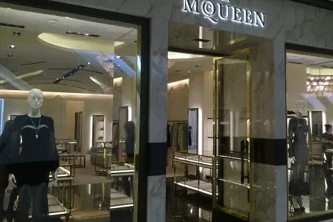 An Alexander McQueen shop in Baku Mall, Azerbaijan.