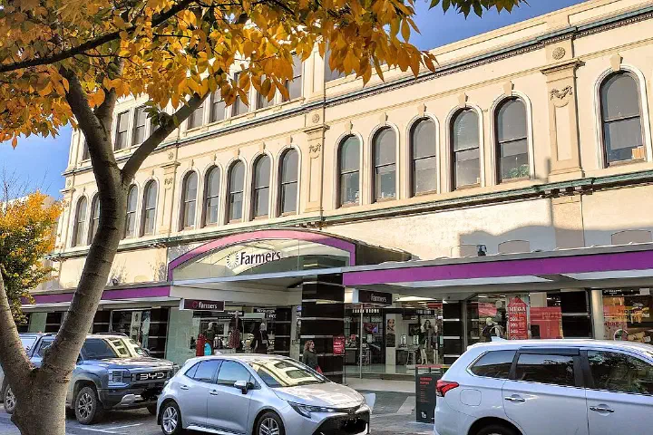 The Farmers department store on George Street, Dunedin.