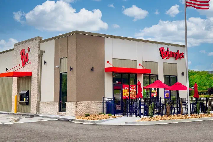 A Bojangles fast food restaurant in Hiawassee, Georgia, United States