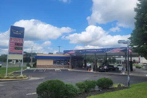 A Freedom Fuel Network gas station in Egg Harbor Township, New Jersey, on August 23, 2026.