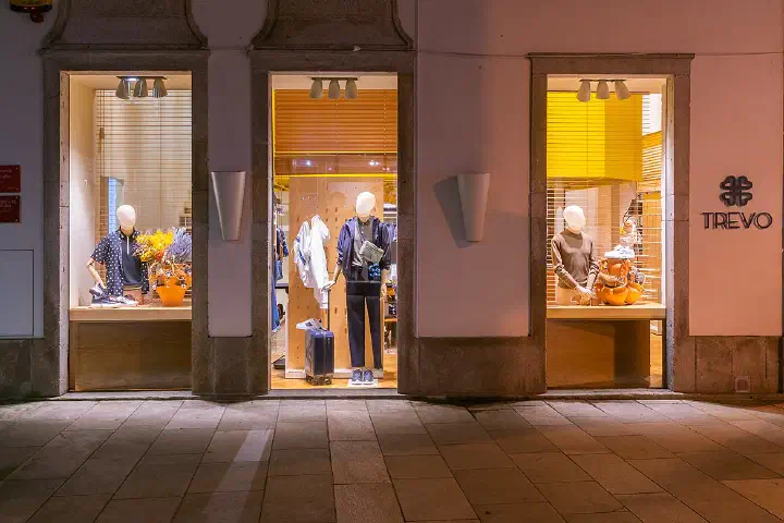 The Modas Trevo clothing store in Barcelos, Portugal.