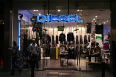 A Diesel fashion store in Dublin, Ireland.