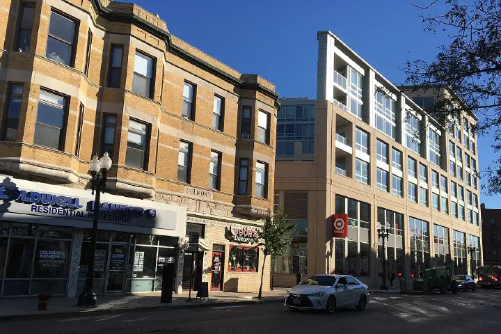 A new Target store at Belmont and Clark in Chicago, 2017.