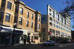 A new Target store at Belmont and Clark in Chicago, 2017.