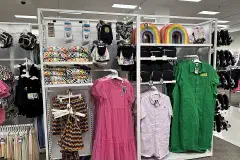 Pride merchandise at the Target in Dadeland Station, Florida, May 2023.