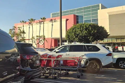 A Target store at Westminster Mall, California, in late November 2025.