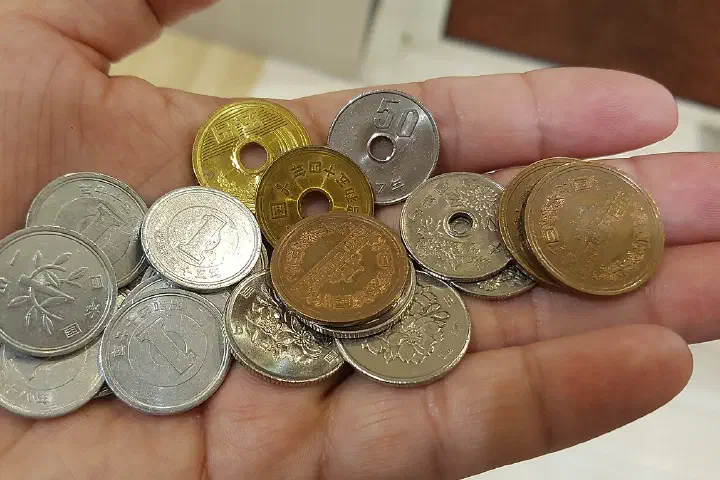 Japanese coins.