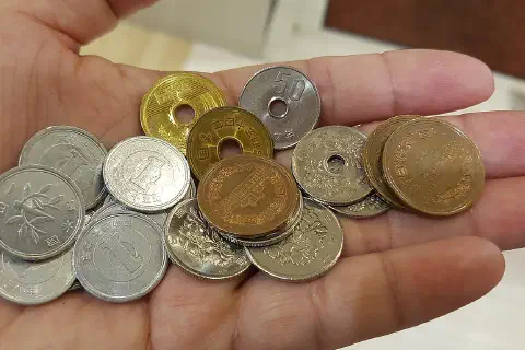 Japanese coins.