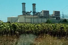 A natural-gas combined-cycle power plant