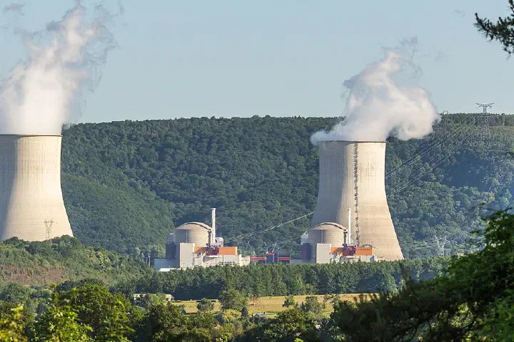 The Chooz nuclear power plant.