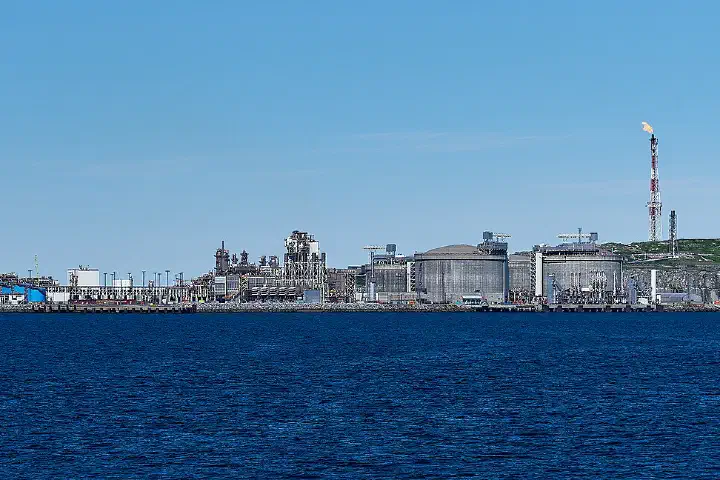 The Melkøya LNG terminal near Hammerfest.