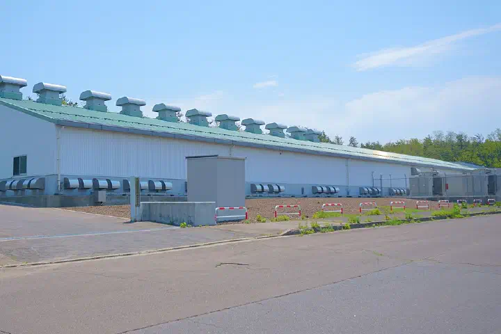 A battery storage facility operated by Kazenomatsubara Co.