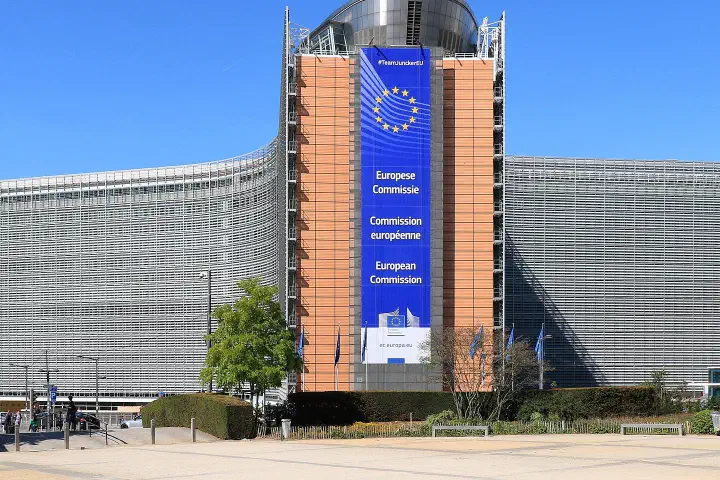 The Berlaymont, headquarters of the European Commission, Brussels.