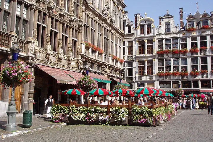 La Brouette on the Grand-Place, Brussels, 2005.