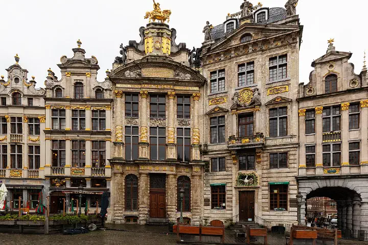 Buildings on the Grand-Place, Brussels, Belgium.