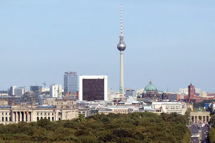 Berlin, seen from the Victory Column.